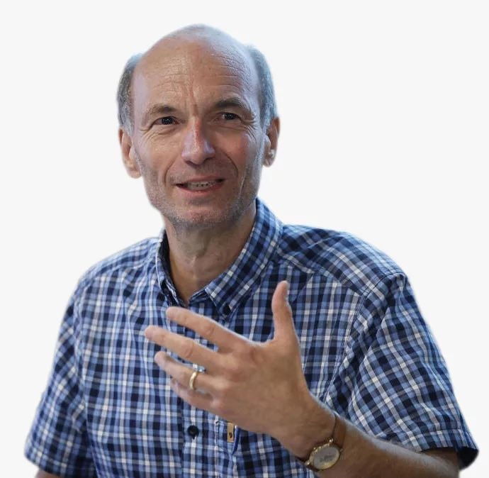Pierre-Alain Bruchez, lors d'une conférence de presse concernant son référendum contre le Mantelerlass.